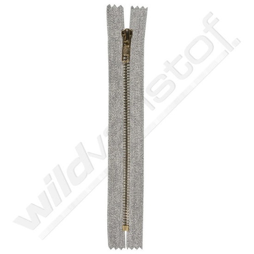 Rits metaal 40cm - Zilver