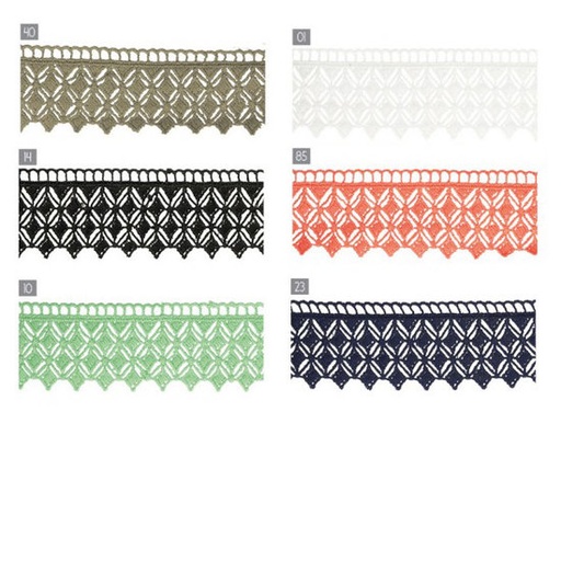 Broderie diamant 40mm - wit 1