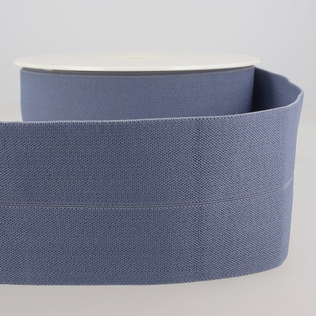 Vouwelastiek 60mm - jeansblauw 21