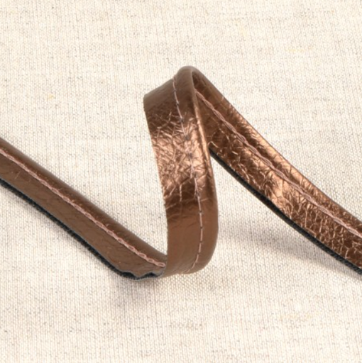 [-] Paspel skai craquele 3mm - koperbruin