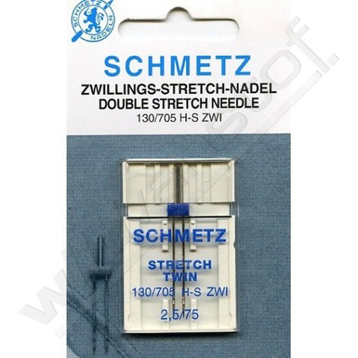 Universele machinenaalden - Tweeling stretch 2,5/75