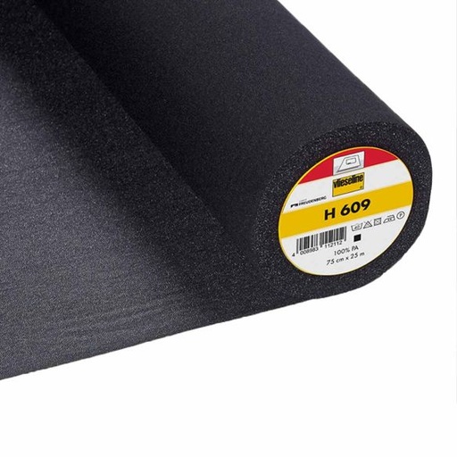 Vlieseline h609 - zwart