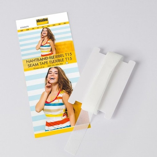 Naadband flexibel t15 - wit