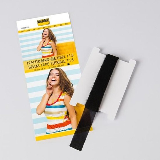 Naadband flexibel t15 - zwart