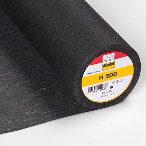 Vlieseline h200 - zwart