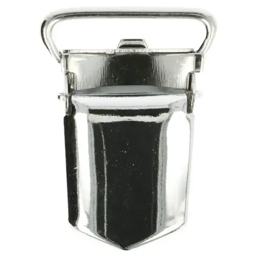 Bretelclips 20mm - zilver