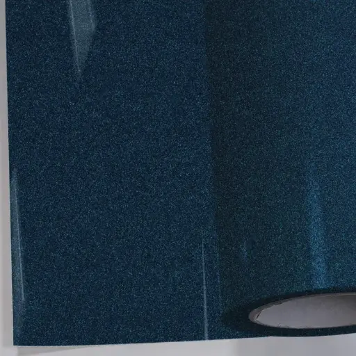 Flex folie - glitter parel marineblauw 423