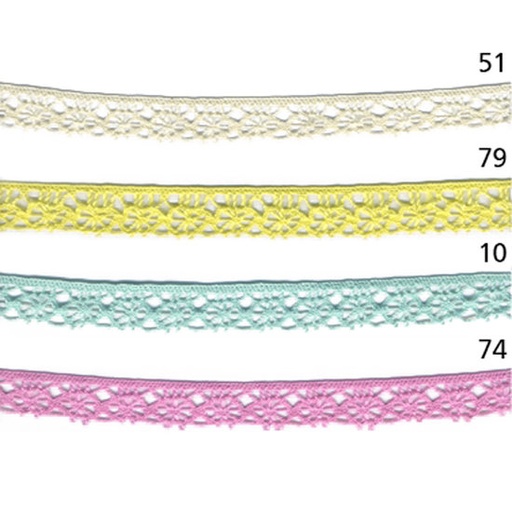 [-] Kanten lint 12mm - roze 75