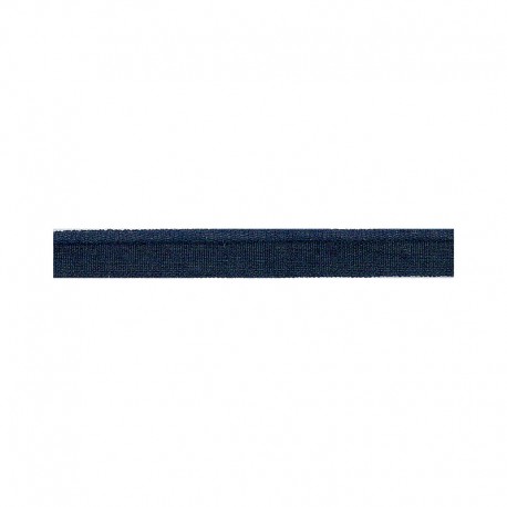 [-] Paspel stretch 10mm - donkerblauw 27