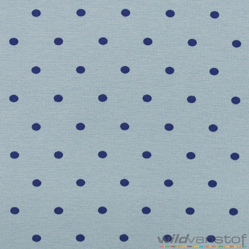 Boordstof - bollen blauw