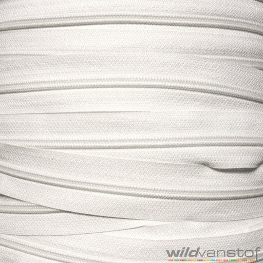 Rits spiraal per meter - Wit