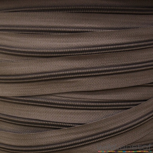 Rits spiraal per meter - slijkbruin