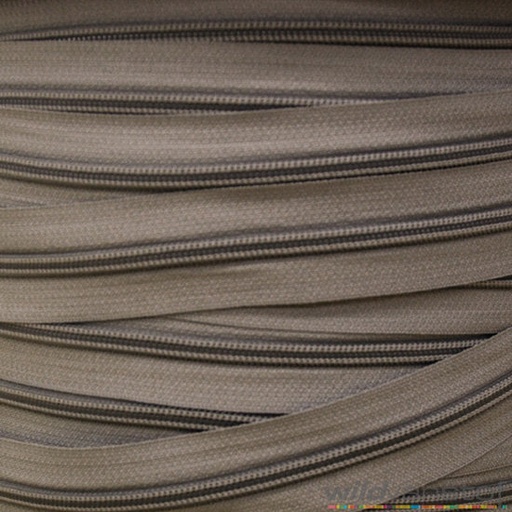 Rits spiraal per meter - onweersgrijs