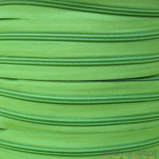 Rits spiraal per meter - jadegroen