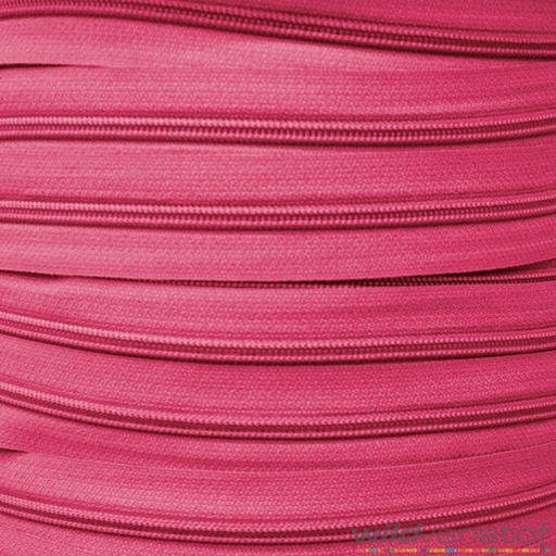 Rits spiraal per meter - fuchsia