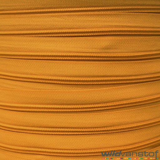 Rits spiraal per meter - oker