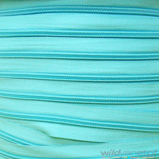 Rits spiraal per meter - licht turkoois