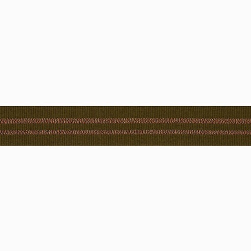 [-] Lint strepen kaki - brons