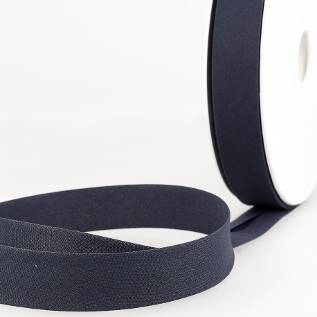 Biais katoen 20mm - donker marineblauw 27