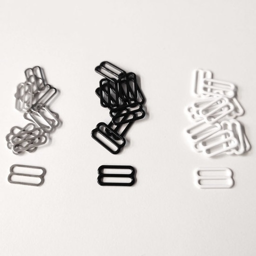 Bh schuiver 15mm - nikkel