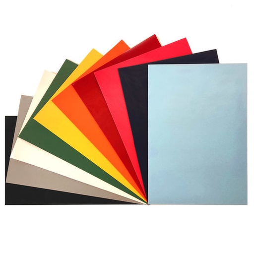 Flockfolie - kleurenpalet (10 stuks)