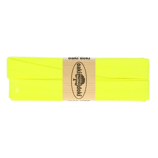 [-] Stretch biais 20mm (3m) - fluo geel 954