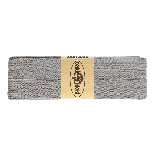 [-] Stretch biais 20mm (3m) - warmgrijs 026