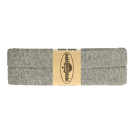 Stretch biais 20mm (3m) - grijs mele 067