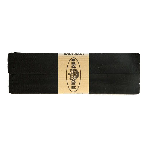 Stretch biais 20mm (3m) - zwart 100