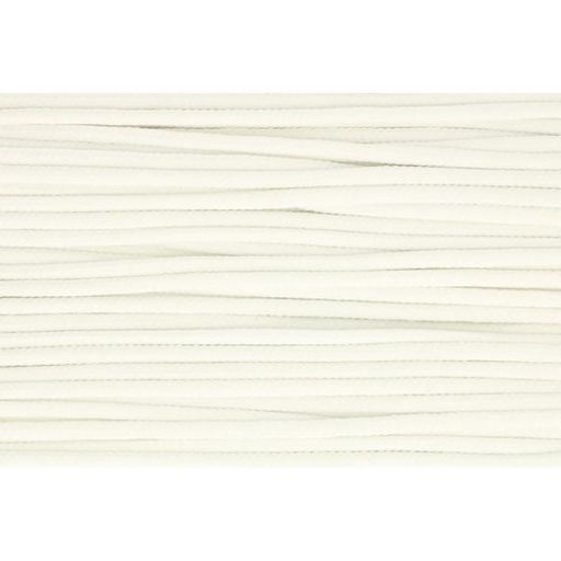 Koord rond 4mm - wit 009