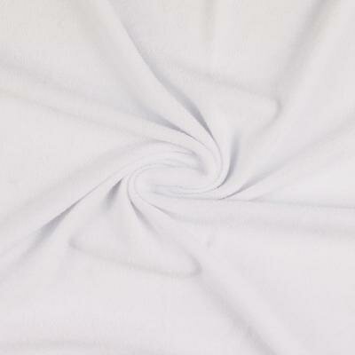 Badstof stretch - Wit 5003
