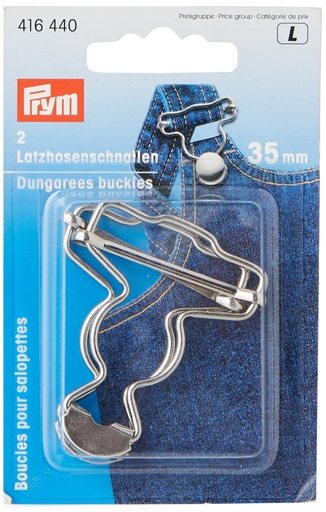 Prym L - bretel gespen 35mm zilver