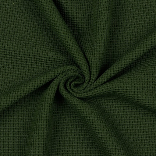 Sweater wafelrooster - Khakigroen