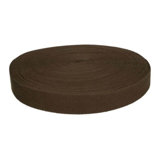 Tassenband 32mm - donkerbruin 881