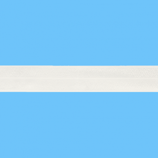 Biais stretch 2-zijdig 20mm - wit 009