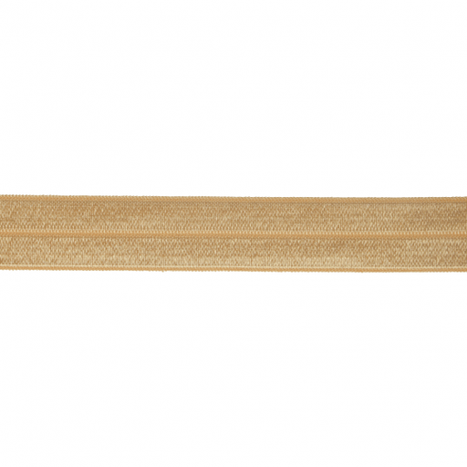 Biais stretch 2-zijdig 20mm - brons 653