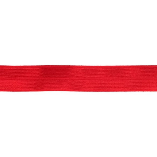 Biais stretch 2-zijdig 20mm - signaalrood 722