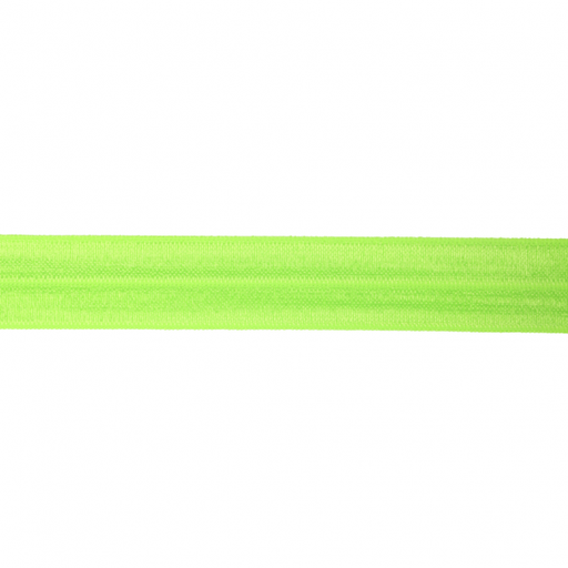 Biais stretch 2-zijdig 20mm - fluo groen 1