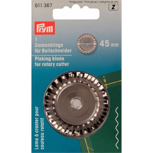 Prym Z - reservemesje gekarteld 45mm