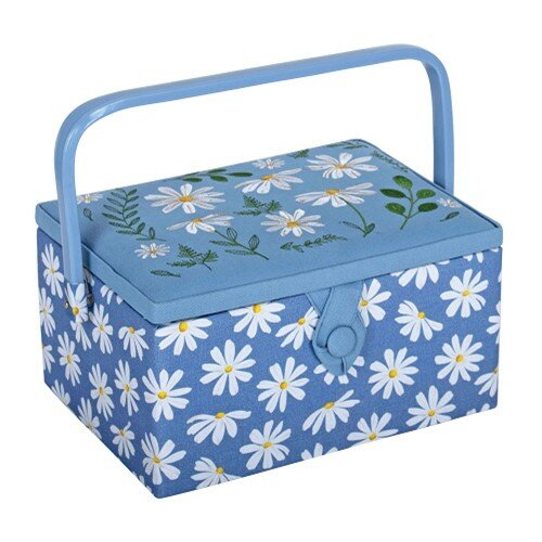 Naaidoos - Blauw met madelief