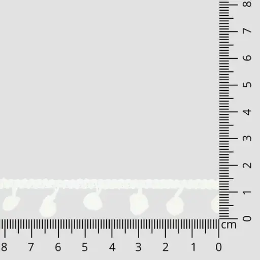 Pompon lint 15mm - Ecru 089