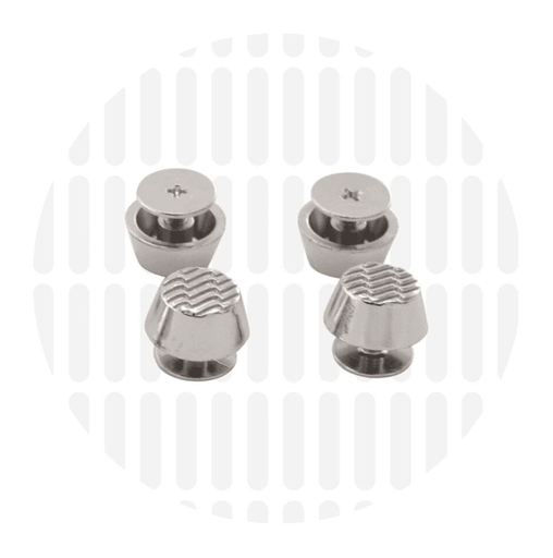 Tassenvoet ZZ - zilver