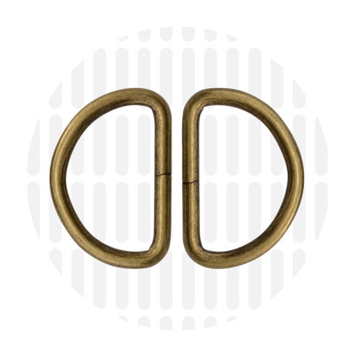 D-ring 32mm ZZ - Messing