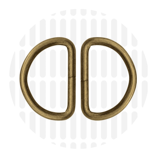 D-ring 32mm ZZ - Messing