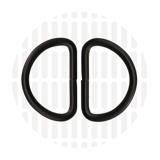 D-ring 32mm ZZ- Zwart