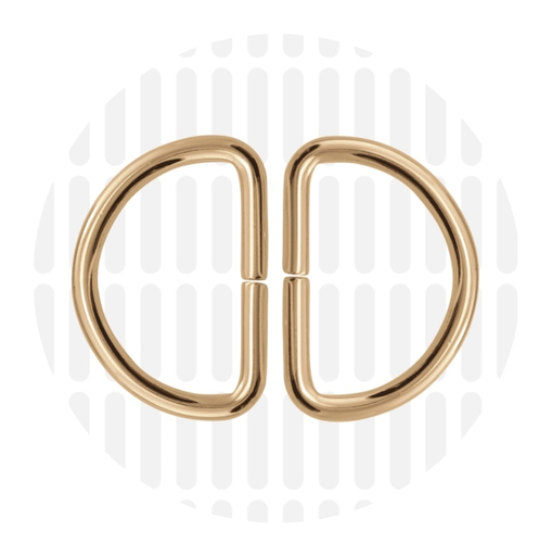 D-ring 32mm ZZ - Goud