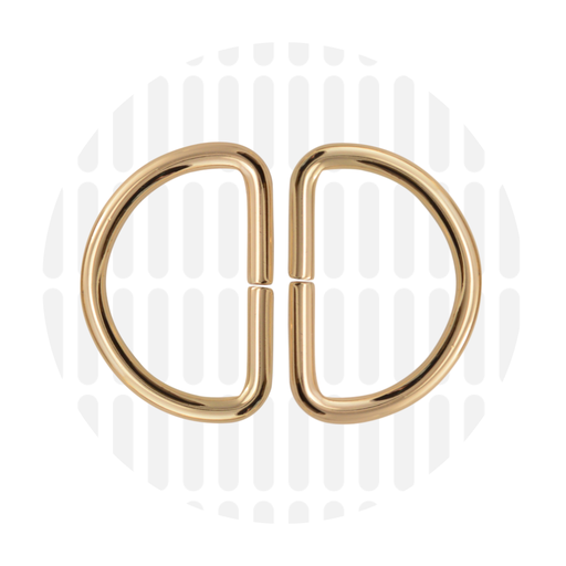 D-ring 32mm ZZ - Goud