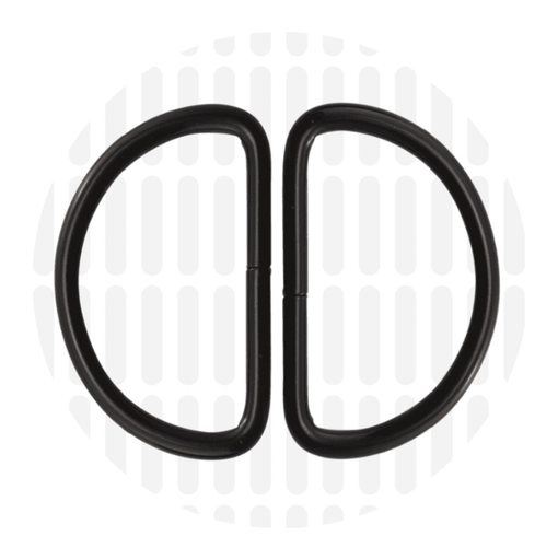 D-ring 38mm ZZ - Zwart