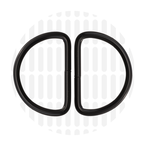 D-ring 38mm ZZ - Zwart