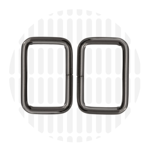 Rechthoekige ring 32mm ZZ - Gunmetal